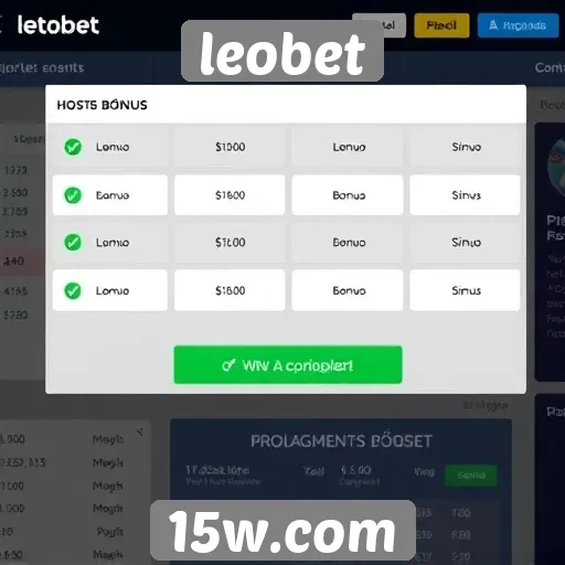 Análise de bônus disponíveis no site leobet